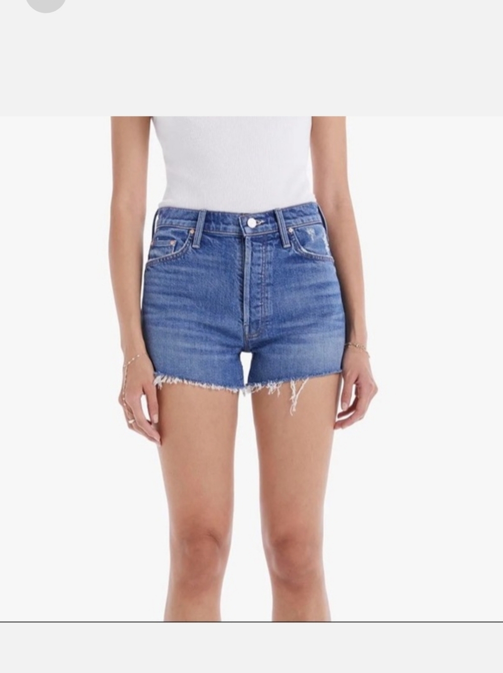 Mother S.N.S (Short N Sweet) Frayed Shorts Sz 29  Adios To My Old Life